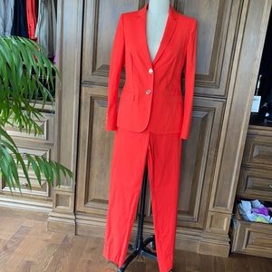 Escada 2 piece coral suit